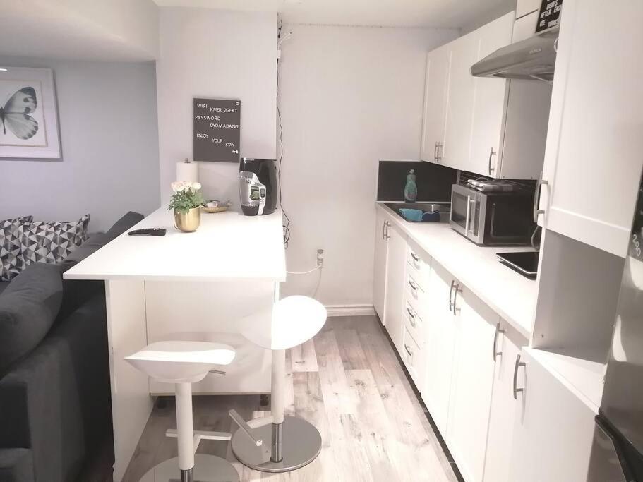 Apartamento Cozy Nest Basement Unit Hamilton Exterior foto